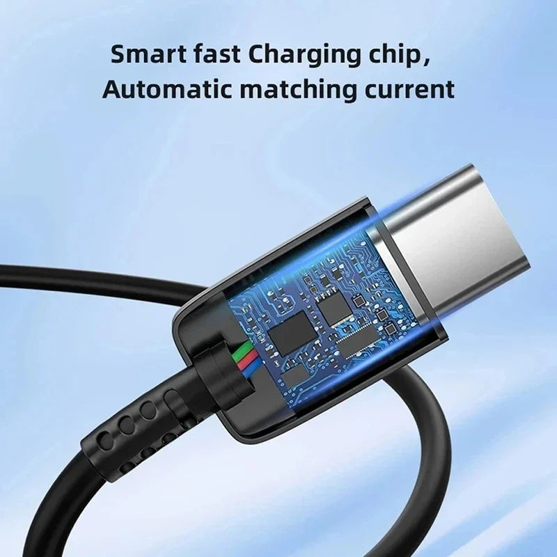 5A 45W PD USB-C Super Fast Charging Type-C Cable for Samsung S21 FE S22 Plus S23 S24 Ultra Note 20 A14 A15 A33 A34 A53 A54 A55